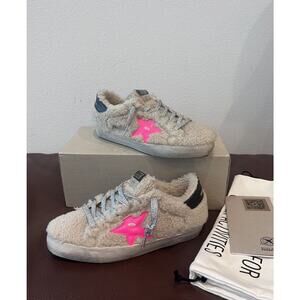 Golden Goose SUPERSTAR Hi Pure V Stardan Ball Shearling Fur Mule 36/39/40